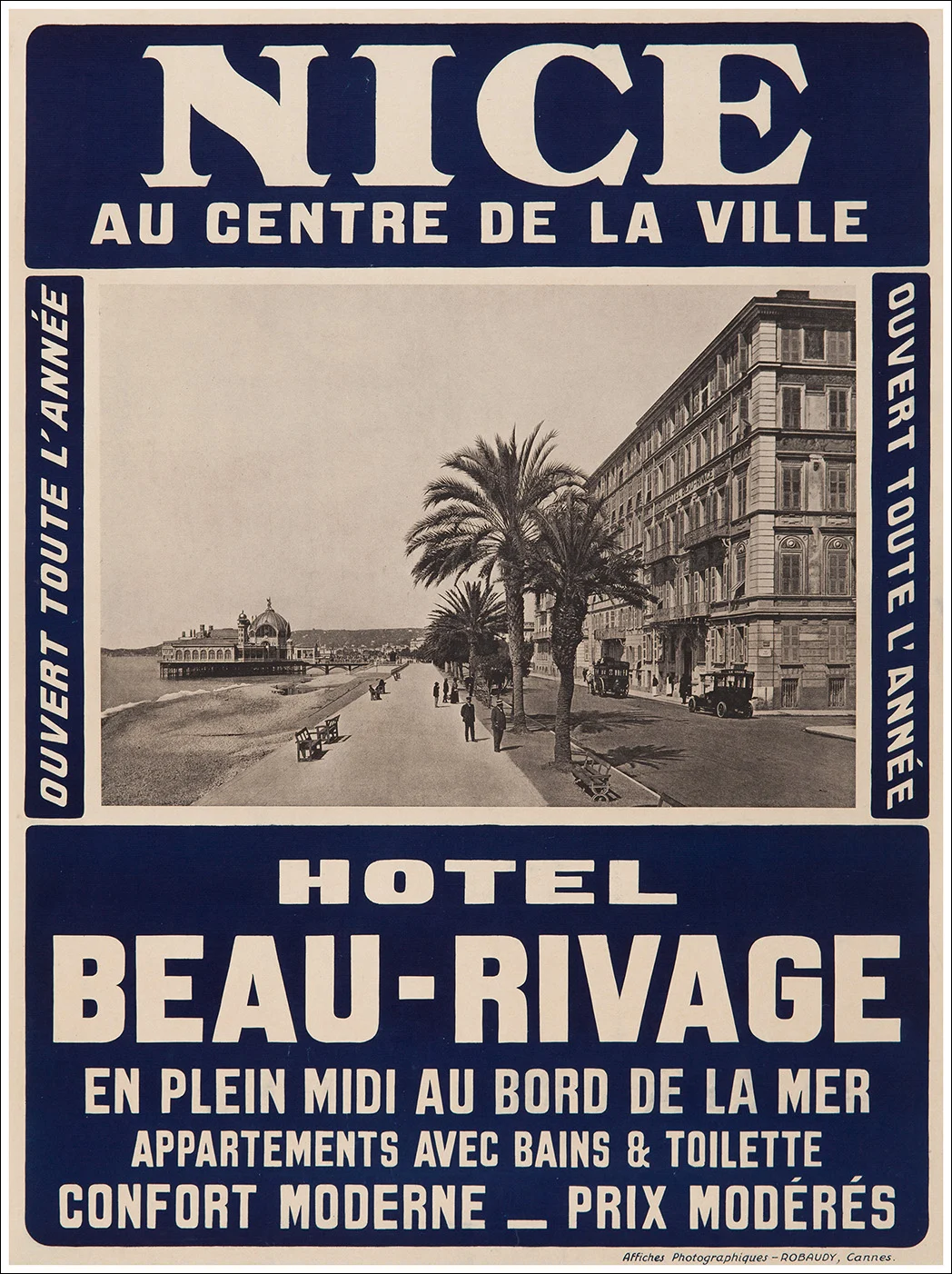 Nice, Hotel Beau-Rivage / 74 x 99,7 cm