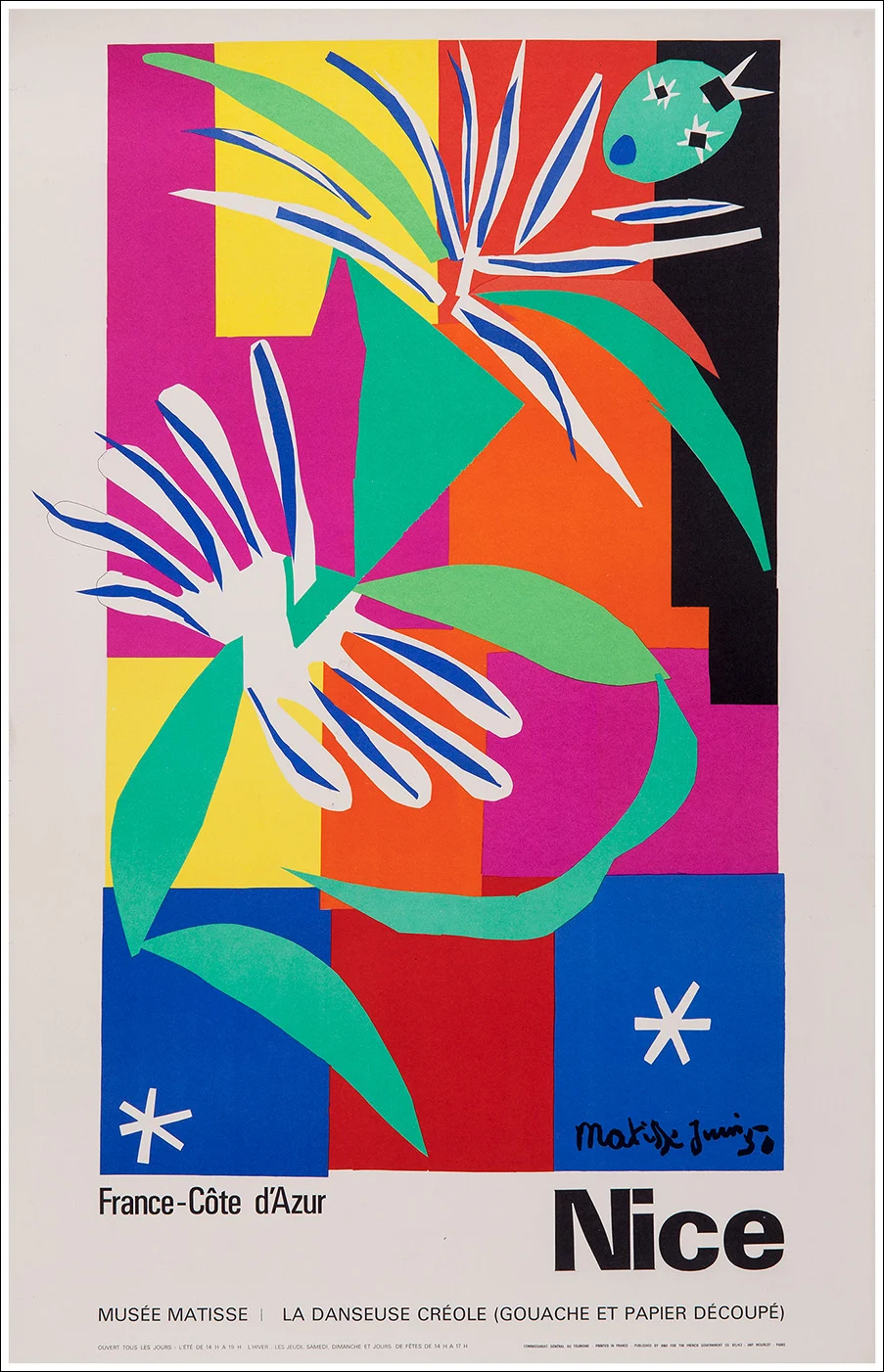Nice, Cote d'Azur - Matisse, Danseuse Créole