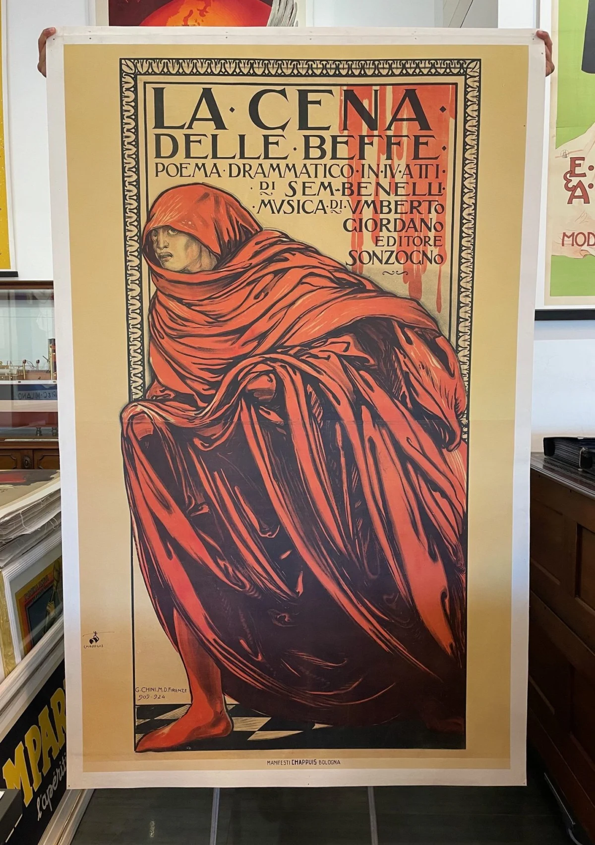 La Cena delle Beffe / Poema di Sem Benelli, musiche di Umberto Giordano