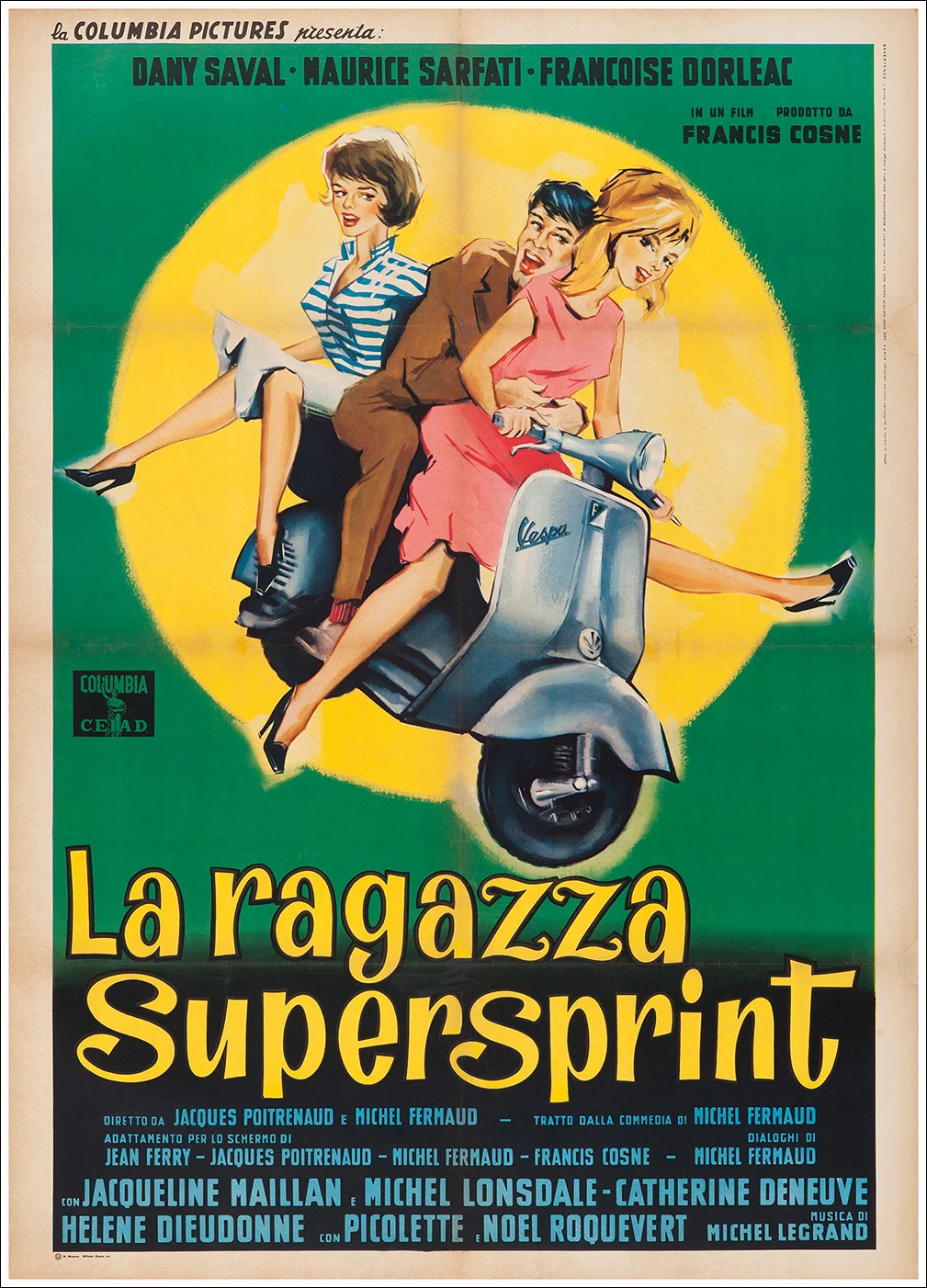 La ragazza supersprint / Piaggio Vespa