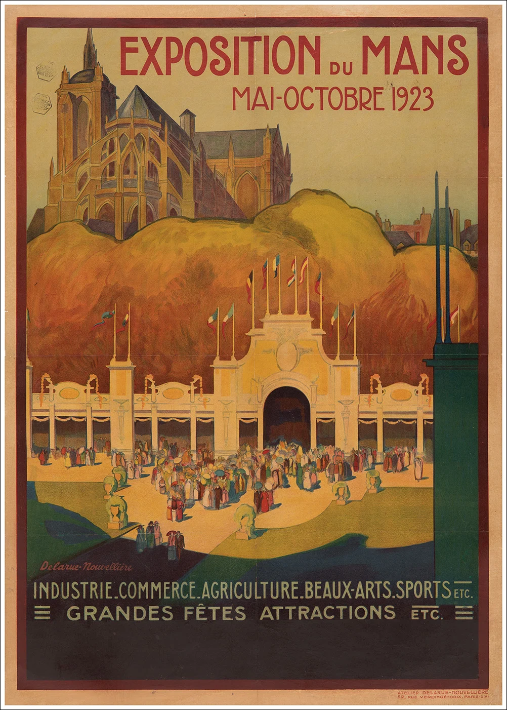 Exposition du Mans 1923, Cathédrale de Saint-Julien