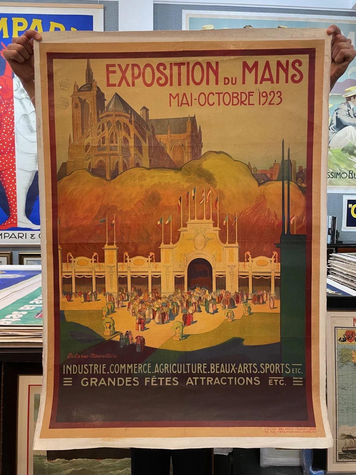 Exposition du Mans 1923, Cathédrale de Saint-Julien