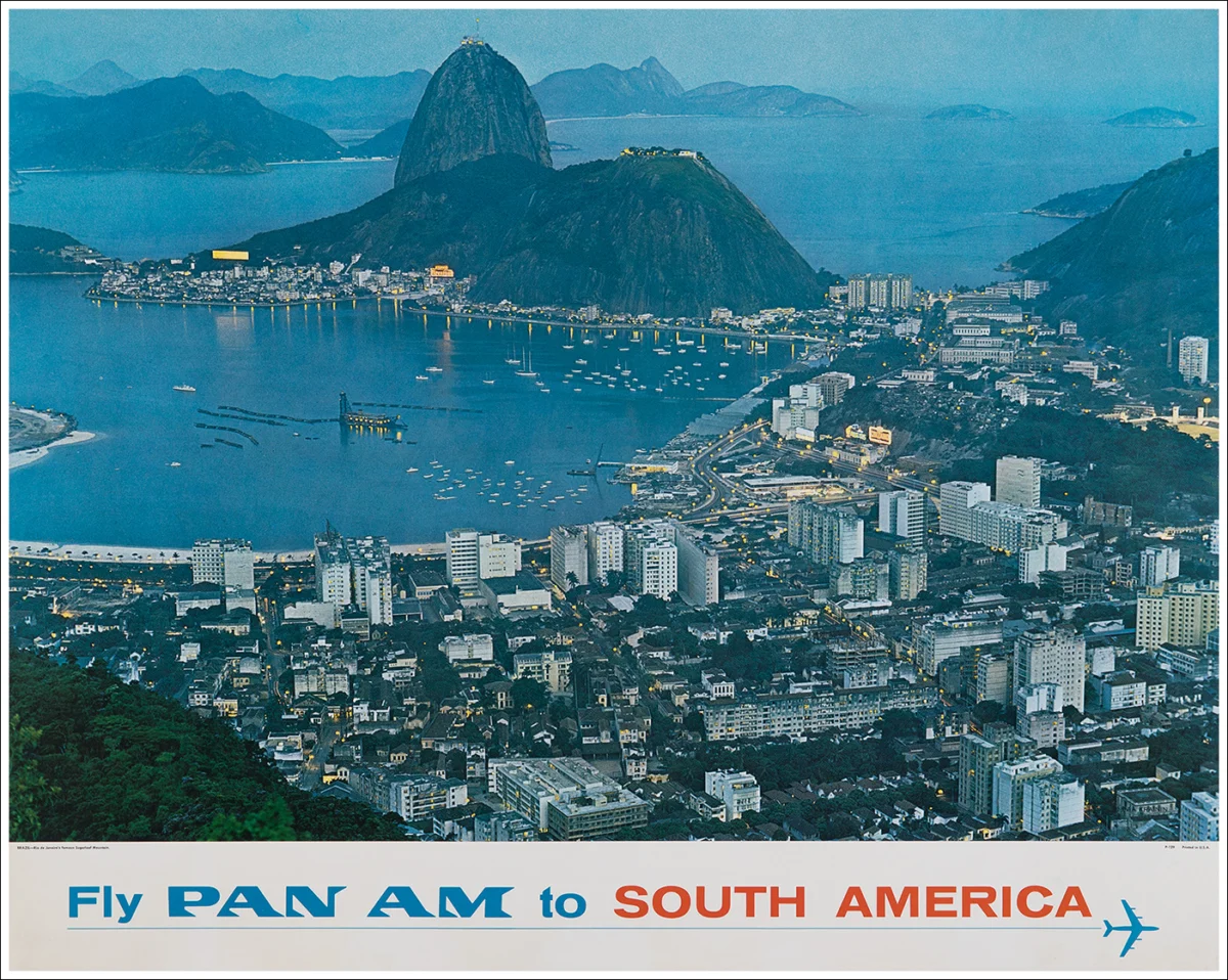 Fly Pan Am to South America (Rio de Janeiro)
