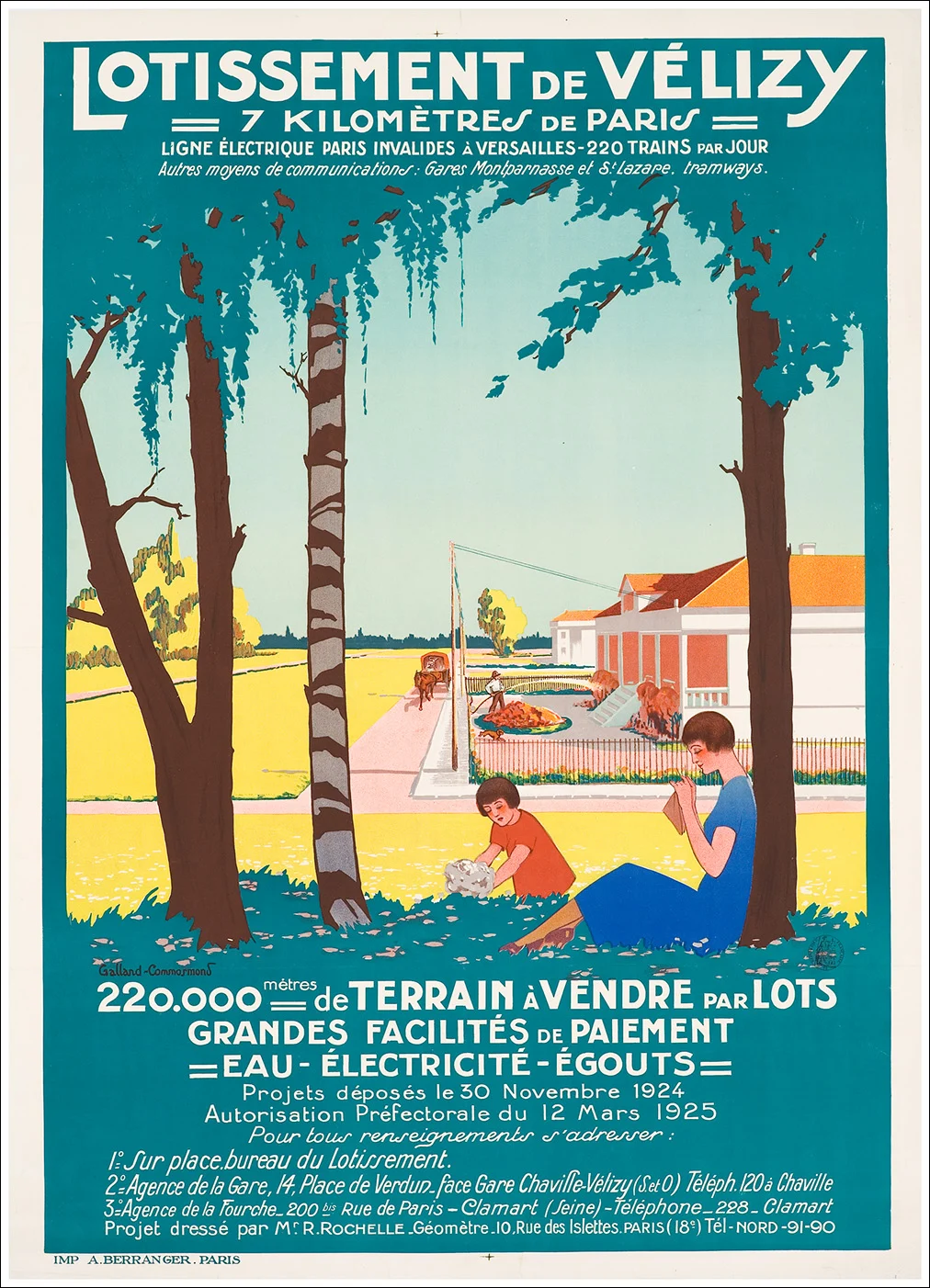Lotissement de Vélizy (Yvelines) à 7 km de Paris