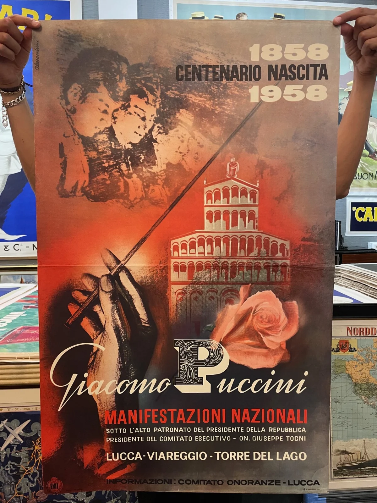 Centenario della nascita di Giacomo Puccini, Lucca - Viareggio - Torre del Lago / ENIT