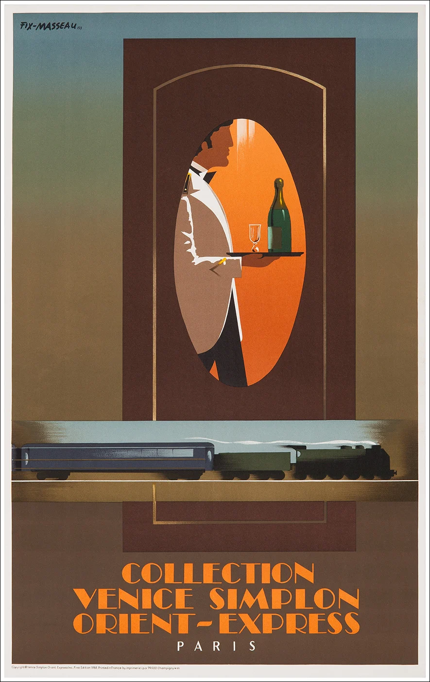 Collection Venice Simplon Orient Express / Champagne (in cornice)