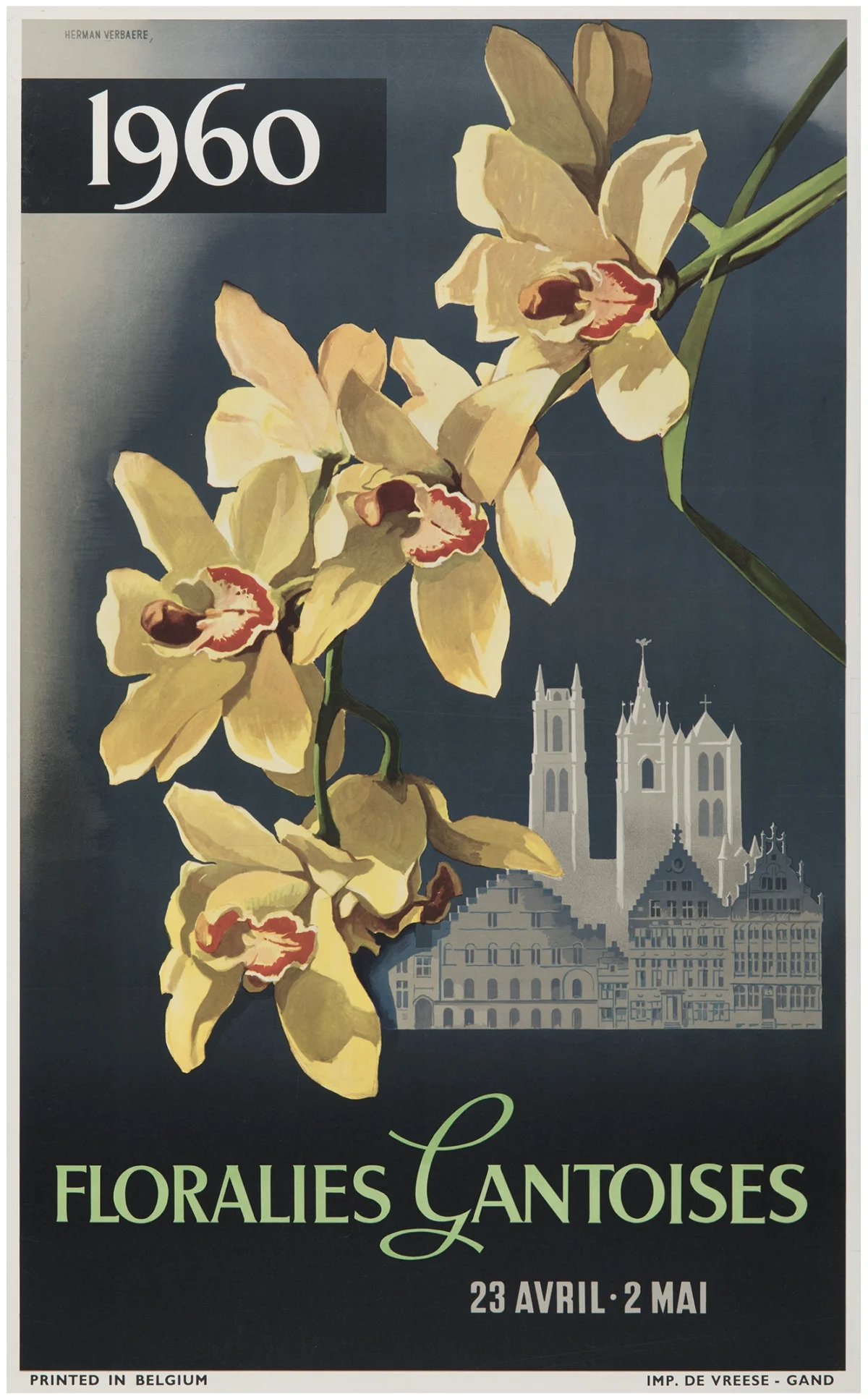 Floralies Gantoises, Gand 1960