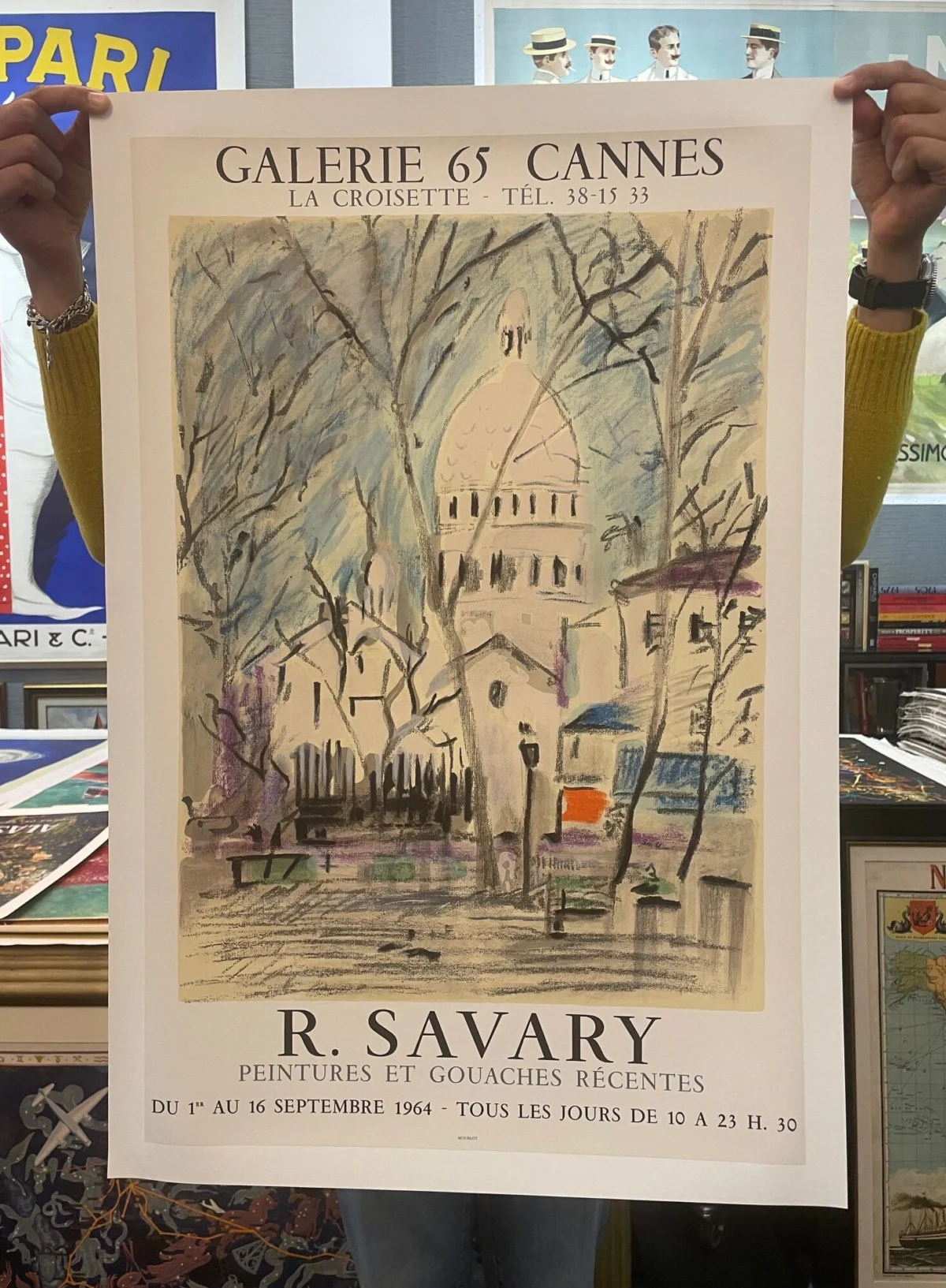 Robert Savary, Cannes 1964 / Paris Montmartre