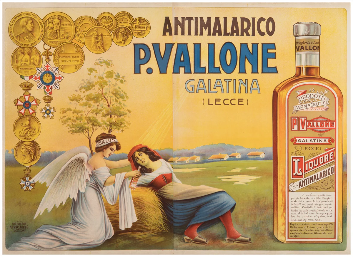 Liquore antimalarico P. Vallone, Galatina (Lecce, Puglia)