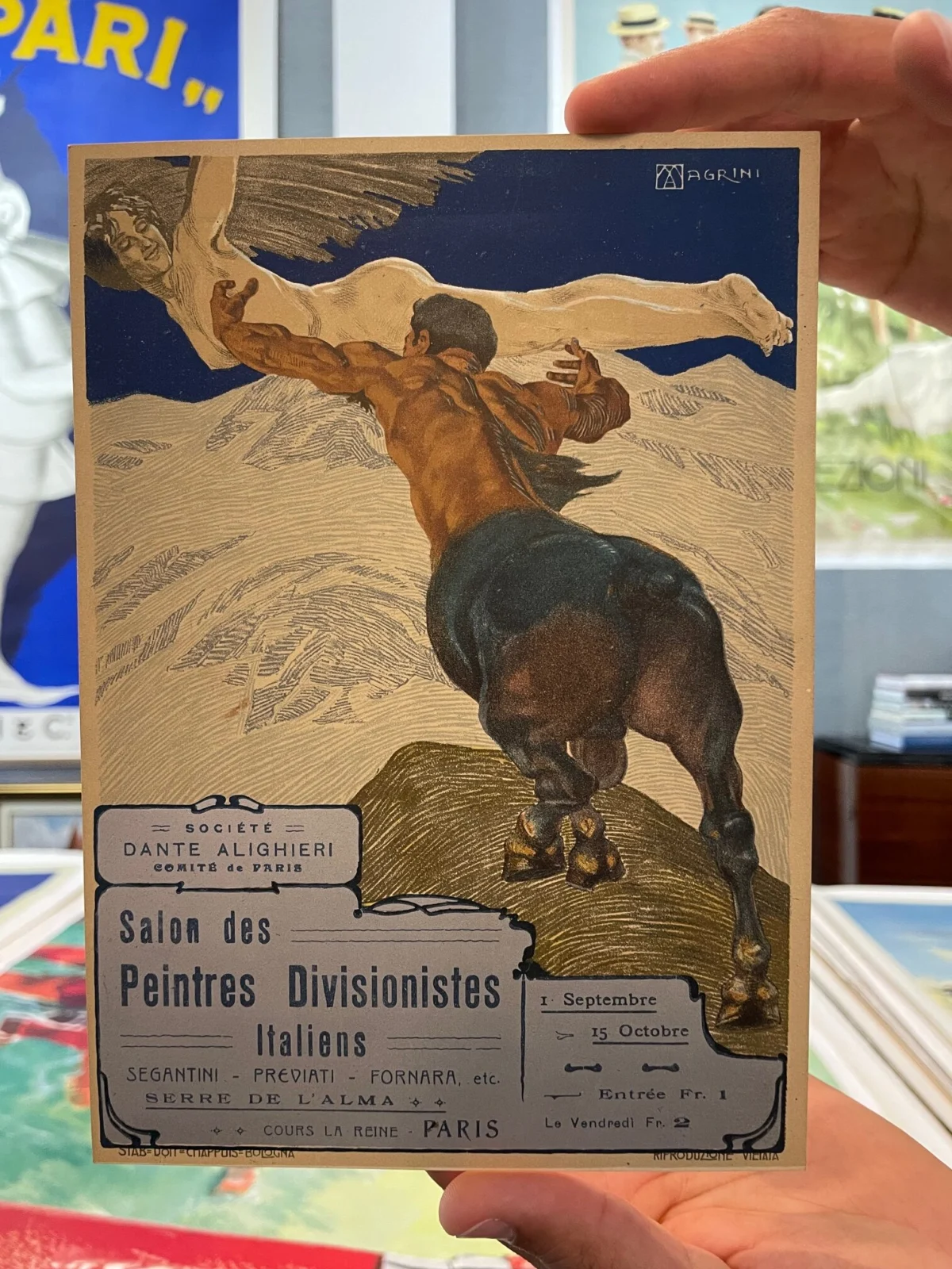 Societé Dante Alighieri, Comité de Paris - Salon des Peintres Divisionistes Italiens Segantini, Previati, Fornara - Serre de l'Alma, Paris