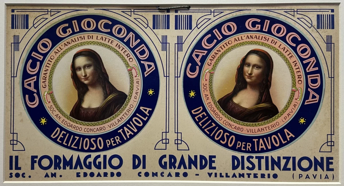 Formaggio Cacio Gioconda, Soc. An. Edoardo Concaro - Villanterio (Pavia) / Monna Lisa