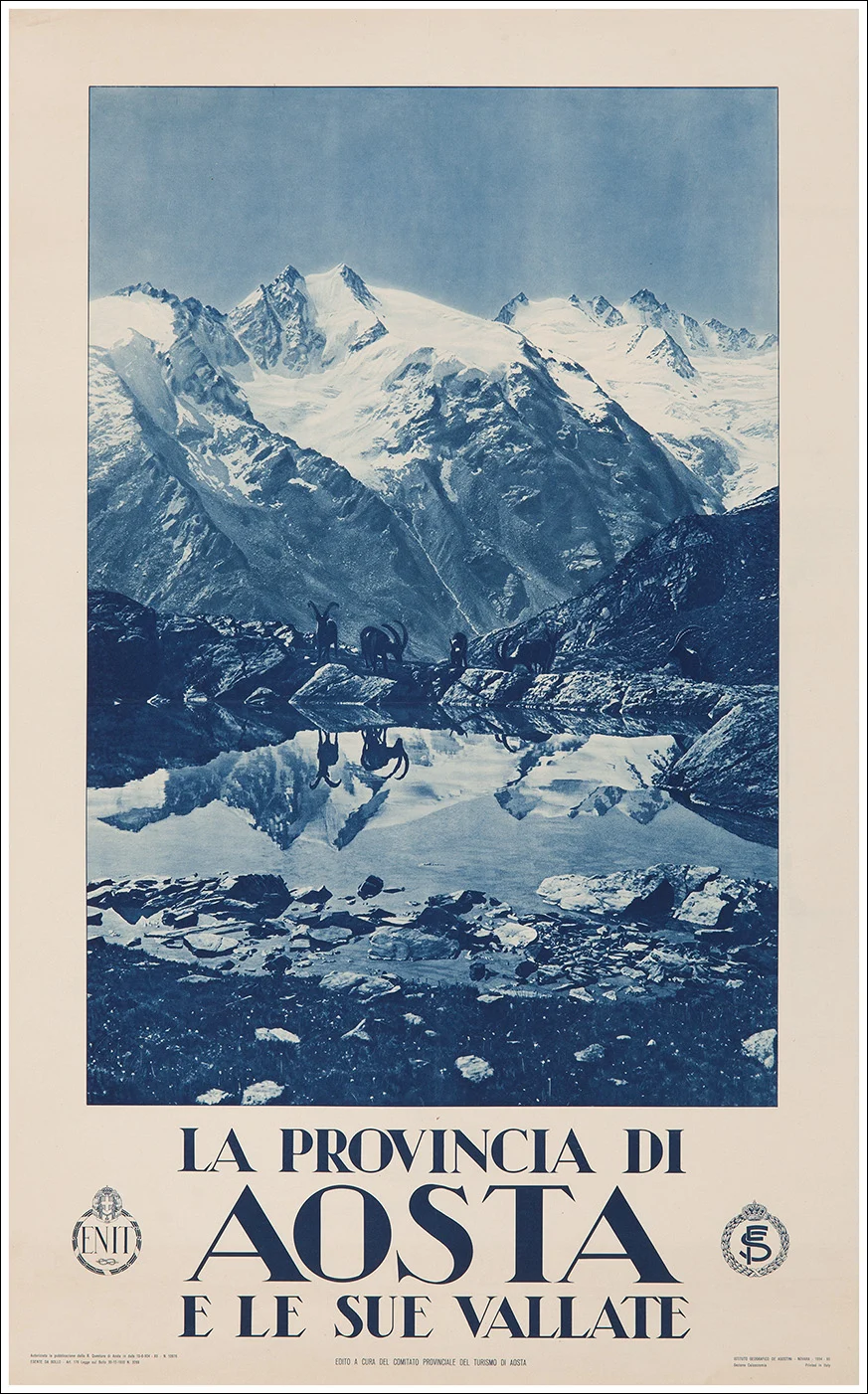 La provincia di Aosta e le sue vallate - Cogne, laghetto del Lauson da Valnontey (Valle d'Aosta) / ENIT
