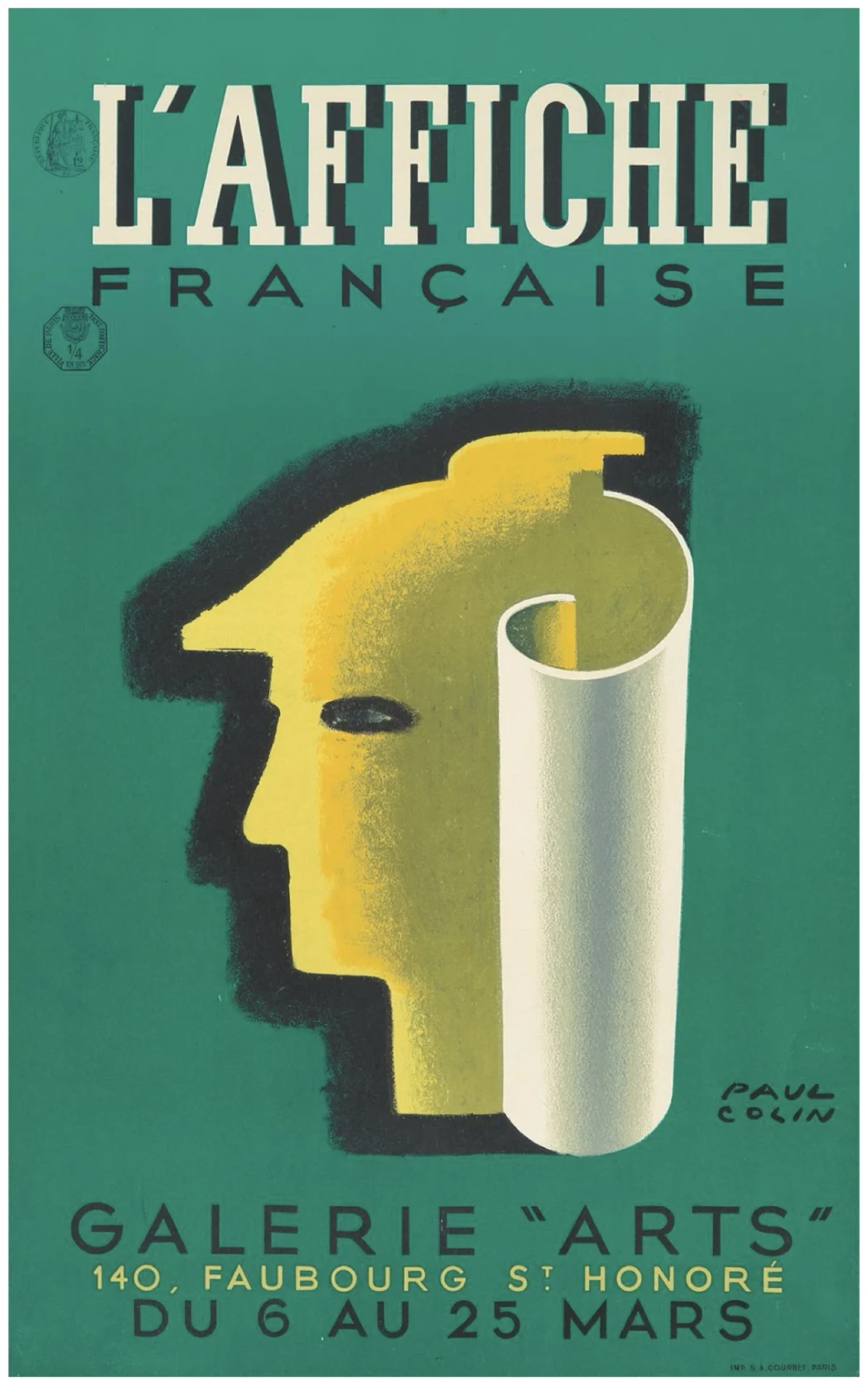 L'affiche française, exposition Galerie "Arts", Paris