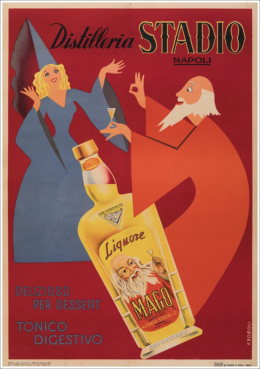 Liquore Mago - Distilleria Stadio, Napoli
