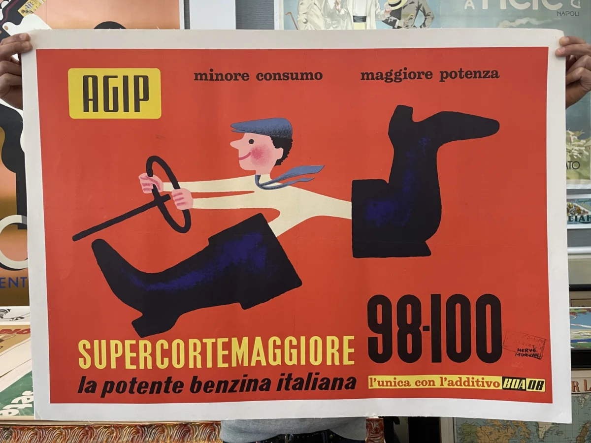AGIP Supercortemaggiore (Piacenza), la potente benzina italiana