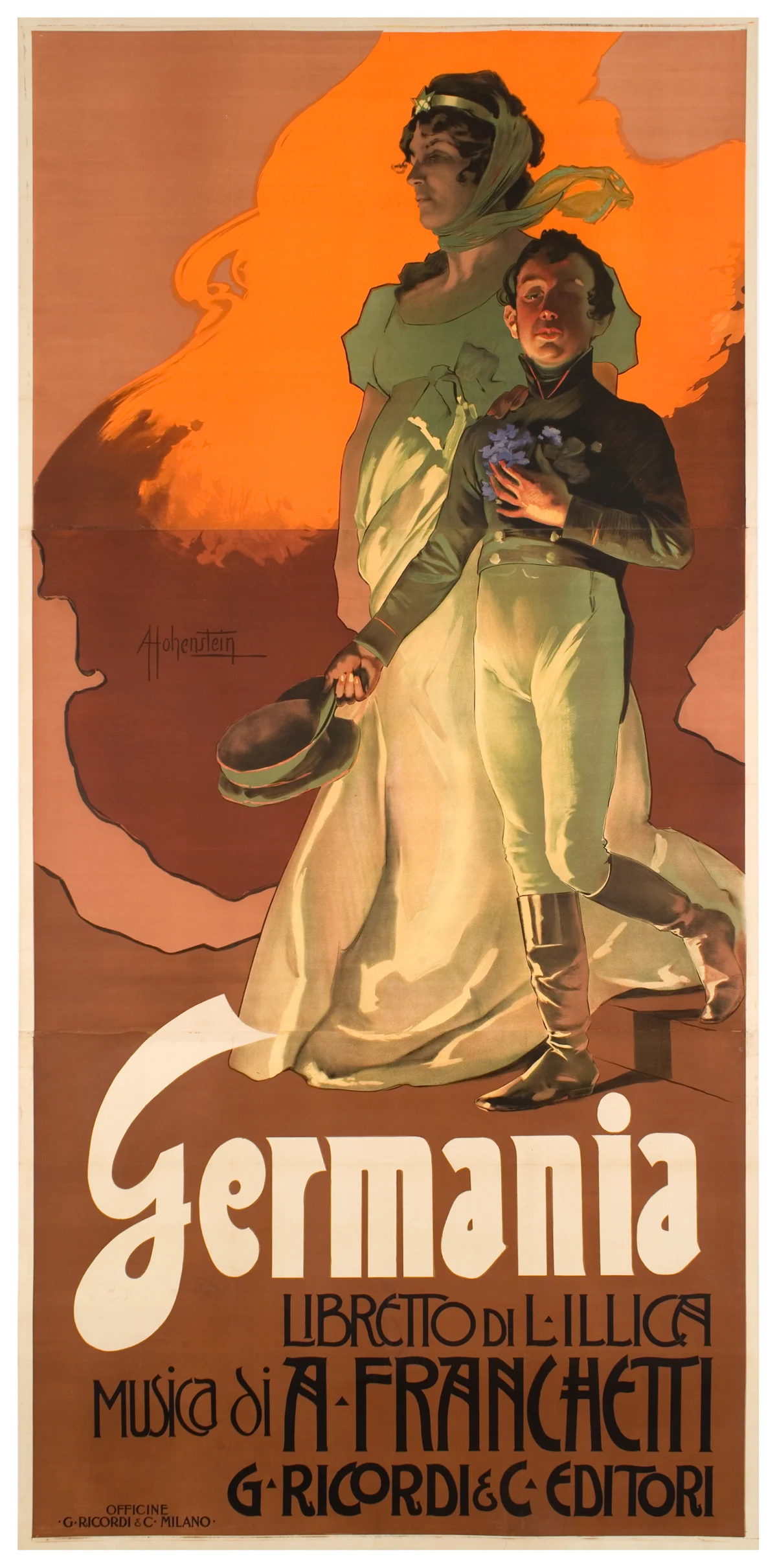 Germania, opera lirica di Luigi Illica, musica di Alberto Franchetti