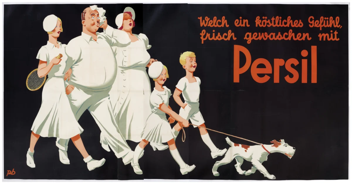 Detersivo Persil Henkel, Austria (tennis) / Grande formato 370 x 188 cm