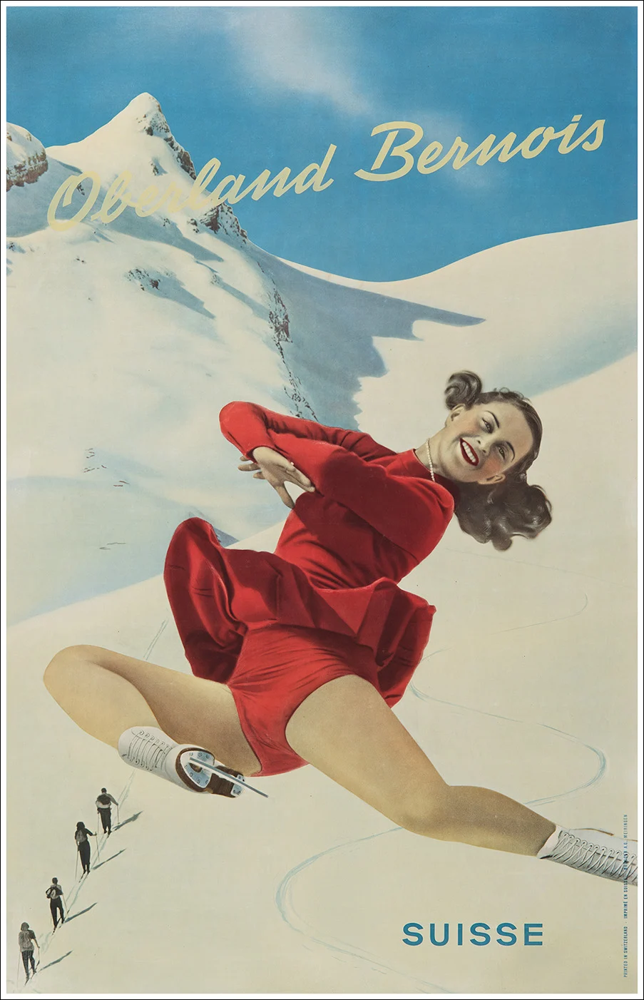 Oberland Bernois, Suisse / Pattinatrice canadese Barbara Ann Scott