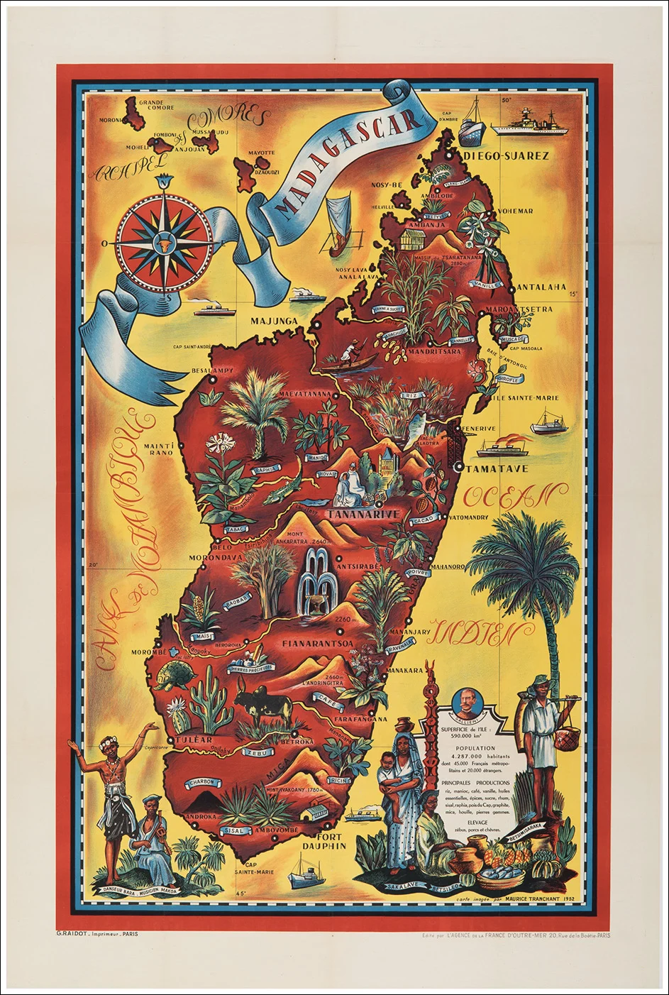 Madagascar (editè par l'Agence de la France d'Outre-Mer)