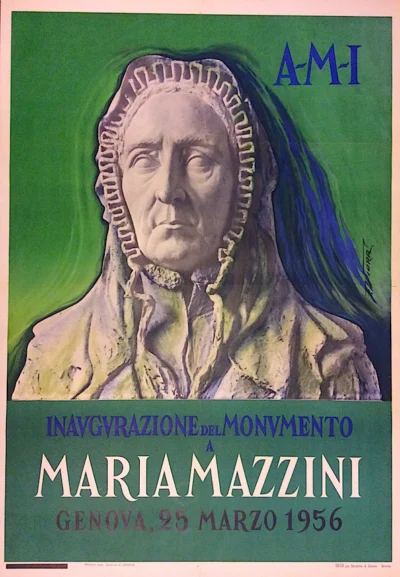 Inaugurazione del monumento a Maria Mazzini, Genova