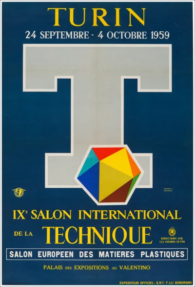 Torino, Salone Internazionale della Tecnica 1959 / Turin, Salon International de la Technique / ENIT