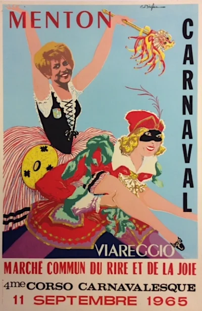 Carnaval Menton Viareggio (Lucca) 1965