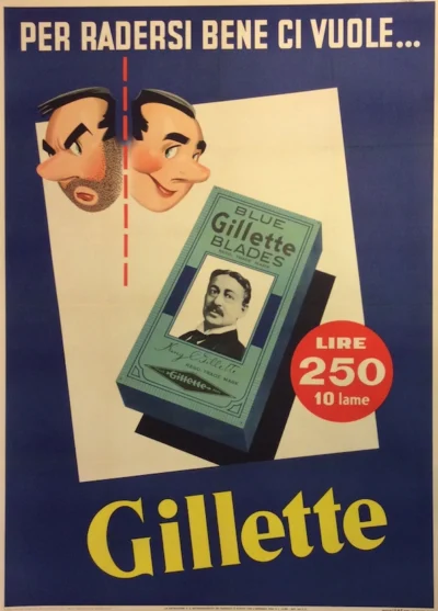 Per radersi bene ci vuole... Gillette / Lamette da barba