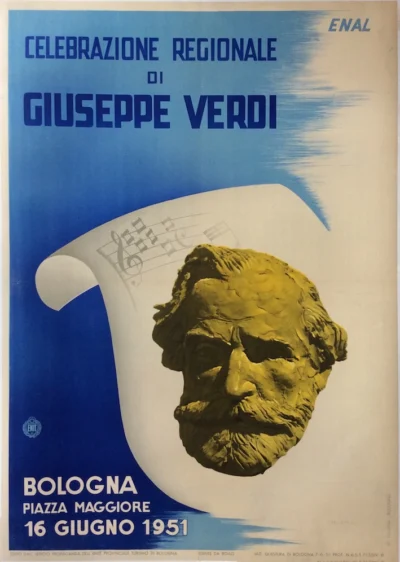 Celebrazione Regionale di Giuseppe Verdi, Bologna / ENIT