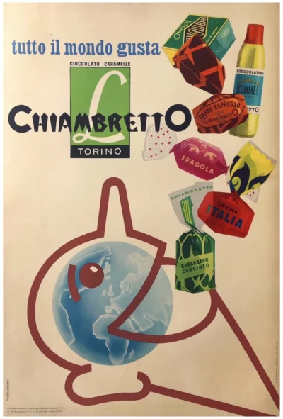 Cioccolato caramelle Chiambretto, Torino