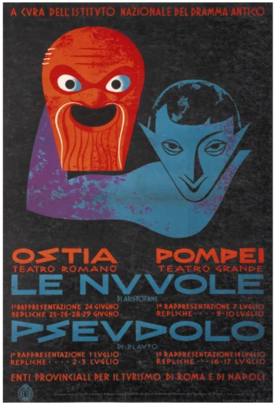 Teatro Grande di Pompei (Napoli) Teatro Romano di Ostia (Roma), Le Nuvole - Pseudolo / ENIT