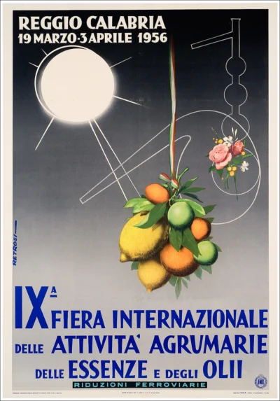 Reggio Calabria, IXª Fiera internazionale delle attività Agrumarie, delle Essenze e degli Olii / ENIT