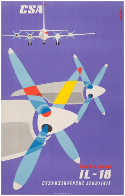 ČSA Československo Aerolinie IL18
