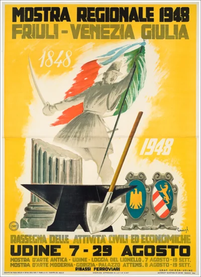 Udine, Mostra regionale 1948 Friuli Venezia Giulia / ENIT