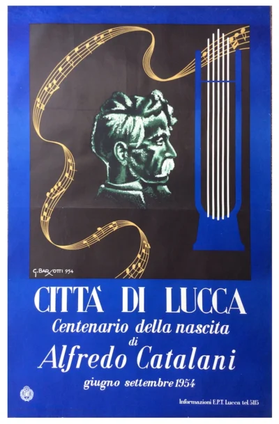 Città di Lucca, Centenario della nascita di Alfredo Catalani / ENIT