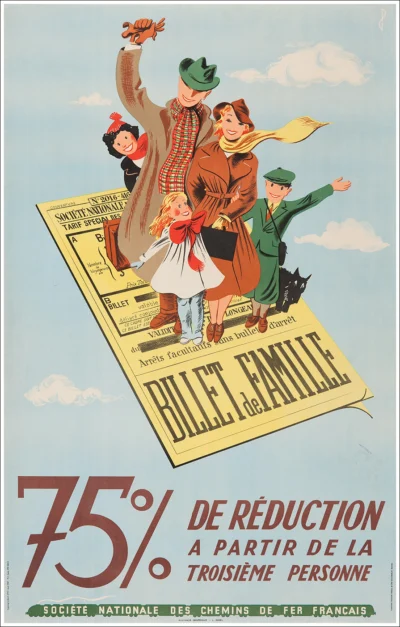 SNCF, Billet de famille