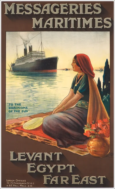 Messageries Maritimes, Marseille, Levant - Egitto / Egypt, Far East