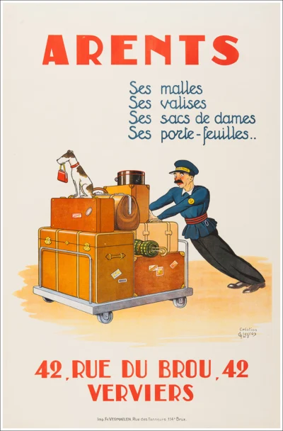 Arents bagages, Verviers (Belgique) / dog