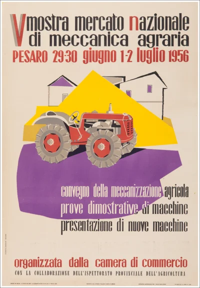 V Mostra Mercato nazionale di meccanica agraria, Pesaro 1956