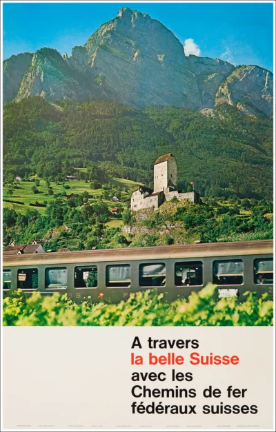 A' travers la belle Suisse, Château de Sargans (Saint-Gall, Sankt Gallen, San Gallo)