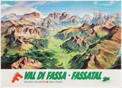 Val di Fassa (Bolzano), estate - Fassatal (Dolomiti / Dolomiten)