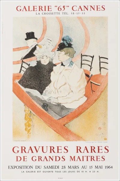 Galerie "65" Cannes, gravures des grands maitres, 1964