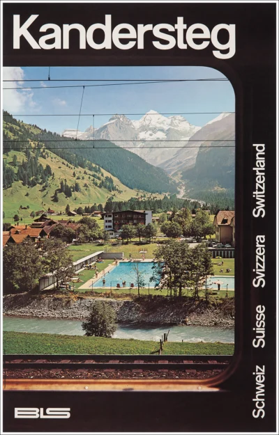 Kandersteg, BLS Bern Loetschberg Simplon (Bern, Berna)