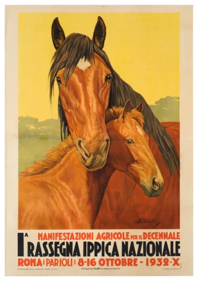 I.a Rassegna Ippica Nazionale, Roma - Parioli, 1932