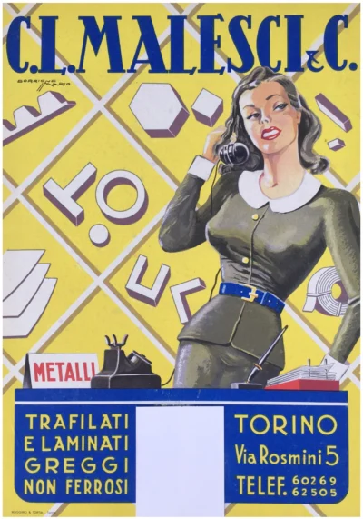 C. L. Malesci & C., trafilati e laminati, Torino