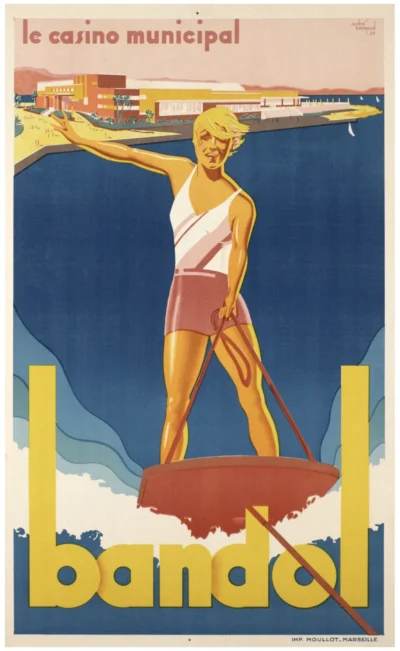 Bandol, le casino municipal / 70 x 100 cm