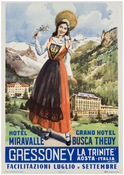 Gressoney La Trinité, Aosta / Hotel Miravalle - Grand Hotel Busca Thedy