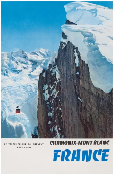 Chamonix Mont Blanc, le téléphérique du Brévent / Haute Savoie