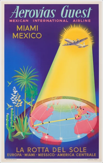 Aerovias Guest, Mexican International Airline / Miami - Mexico