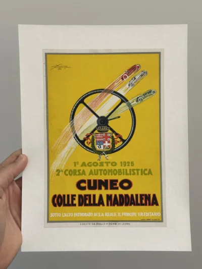 Cuneo, 2° Corsa automobilistica Colle della Maddalena, 1926