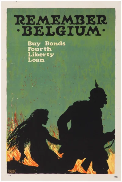 Remember Belgium - American Liberty bonds